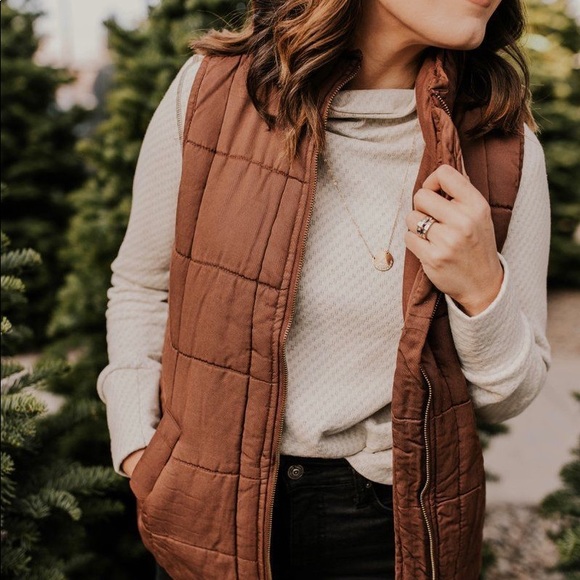 Nordstrom Jackets & Blazers - SALE NWOT ESPRIT Brown Down Puffer Vest